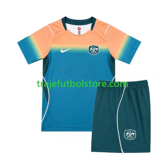 Camiseta 2ª Australia Niño Copa Mundial 2026 Manga Corta