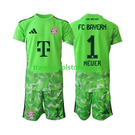 Camiseta 1ª Bayern de Múnich Manuel Neuer 1 Portero Niño 2026-2027 Manga Corta