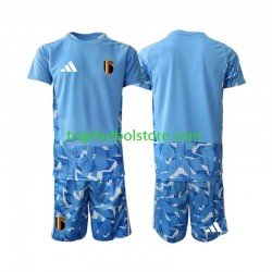 Camiseta 1ª Bélgica Portero Niño Copa Mundial 2026 Manga Corta