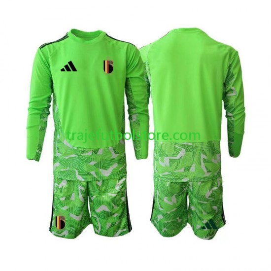 Camiseta 3ª Bélgica Portero Niño Copa Mundial 2026 ML