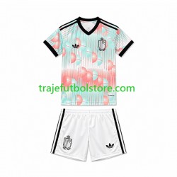 Camiseta 2ª Bélgica Niño Copa Mundial 2026 Manga Corta Camiseta 2ª Bélgica Niño Copa Mundial 2026 Manga Corta