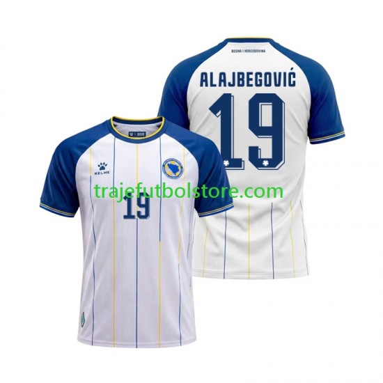 Camiseta 2ª Bosnia y Herzegovina Kerim Alajbegovic 19 Hombre Copa Mundial 2026 Manga Corta