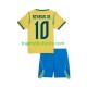 Camiseta 1ª Brasil Neymar JR 10 Niño Copa Mundial 2026 Manga Corta