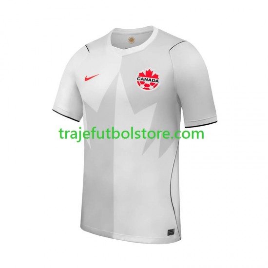 Camiseta 2ª Canadá Hombre Copa Mundial 2026 Manga Corta
