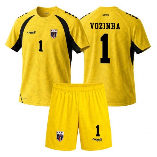 Camiseta 2ª Cape Verde Vozinha 1 Niño Copa Mundial 2026 Manga Corta