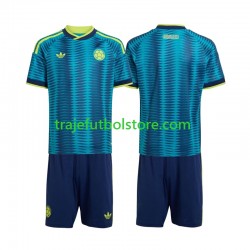 Camiseta 2ª Colombia Niño Copa Mundial 2026 Manga Corta