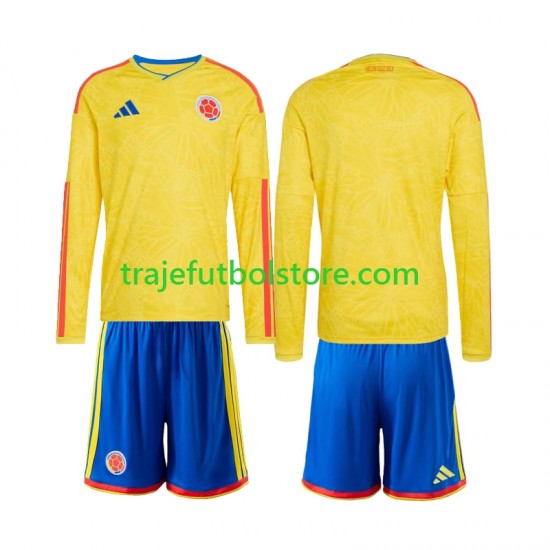 Camiseta 1ª Colombia Niño Copa Mundial 2026 ML