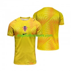 Camiseta 1ª Croacia Portero Hombre Copa Mundial 2026 Manga Corta
