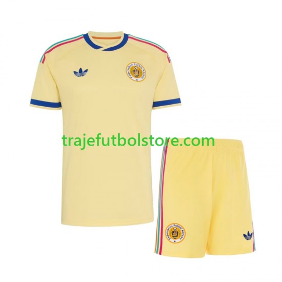 Camiseta 2ª Curacao Niño Copa Mundial 2026 Manga Corta