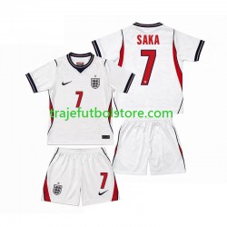 Camiseta 1ª Inglaterra Bukayo Saka 7 Niño Copa Mundial 2026 Manga Corta Camiseta 1ª Inglaterra Bukayo Saka 7 Niño Copa Mundial 2026 Manga Corta