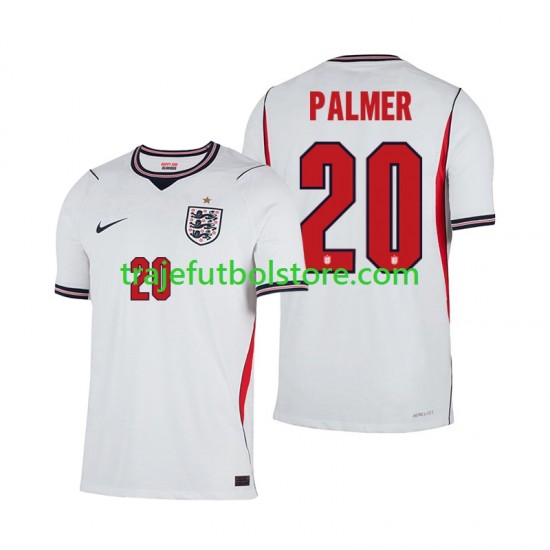 Camiseta 1ª Inglaterra Cole Palmer 20 Hombre Copa Mundial 2026 Manga Corta