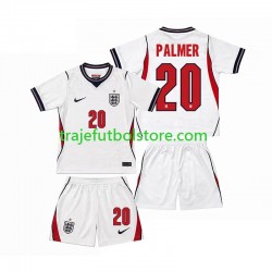 Camiseta 1ª Inglaterra Cole Palmer 20 Niño Copa Mundial 2026 Manga Corta Camiseta 1ª Inglaterra Cole Palmer 20 Niño Copa Mundial 2026 Manga Corta