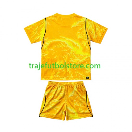 Camiseta 4ª Inglaterra Portero Niño Copa Mundial 2026 Manga Corta