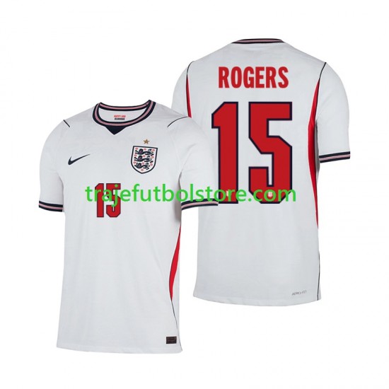 Camiseta 1ª Inglaterra Morgan Rogers 15 Hombre Copa Mundial 2026 Manga Corta
