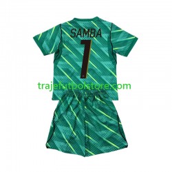 Camiseta 3ª Francia Brice Samba 1 Portero Niño Copa Mundial 2026 Manga Corta