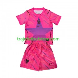 Camiseta 2ª Francia Portero Niño Copa Mundial 2026 Manga Corta Camiseta 2ª Francia Portero Niño Copa Mundial 2026 Manga Corta