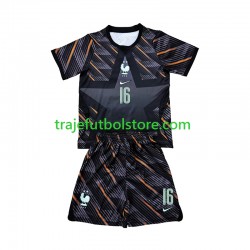 Camiseta 1ª Francia Mike Maignan 16 Portero Niño Copa Mundial 2026 Manga Corta