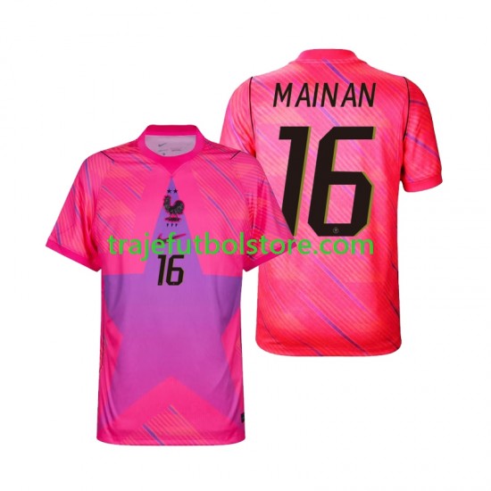 Camiseta 2ª Francia Mike Maignan 16 Portero Hombre Copa Mundial 2026 Manga Corta