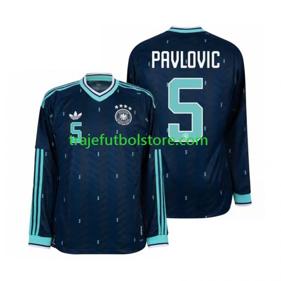 Camiseta 2ª Alemania Aleksandar Pavlovic 5 Hombre Copa Mundial 2026 ML