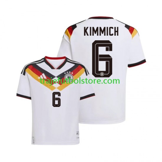 Camiseta 1ª Alemania Joshua Kimmich 6 Hombre Copa Mundial 2026 Manga Corta