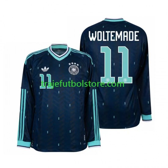 Camiseta 2ª Alemania Nick Woltemade 11 Hombre Copa Mundial 2026 ML