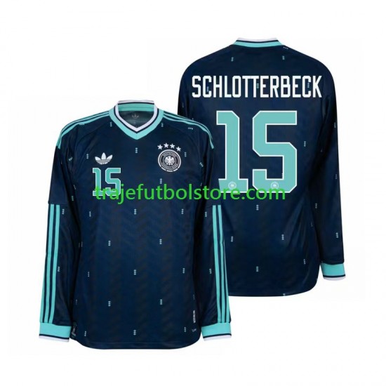 Camiseta 2ª Alemania Nico Schlotterbeck 15 Hombre Copa Mundial 2026 ML