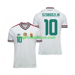 Camiseta 2ª Hungría Dominik Szoboszlai 10 Hombre Copa Mundial 2026 Manga Corta Camiseta 2ª Hungría Dominik Szoboszlai 10 Hombre Copa Mundial 2026 Manga Corta