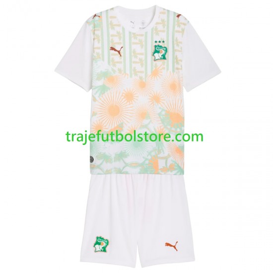 Camiseta 2ª Costa De Marfil Niño Copa Mundial 2026 Manga Corta