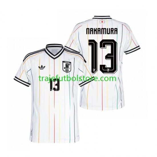 Camiseta 2ª Japón Keito Nakamura 13 Hombre Copa Mundial 2026 Manga Corta