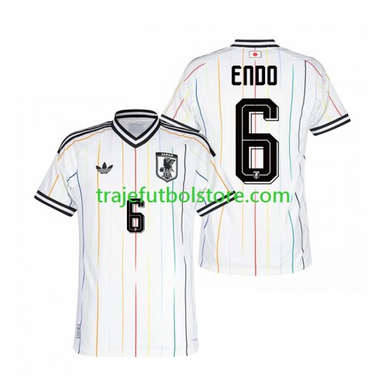 Camiseta 2ª Japón Wataru Endo 6 Hombre Copa Mundial 2026 Manga Corta