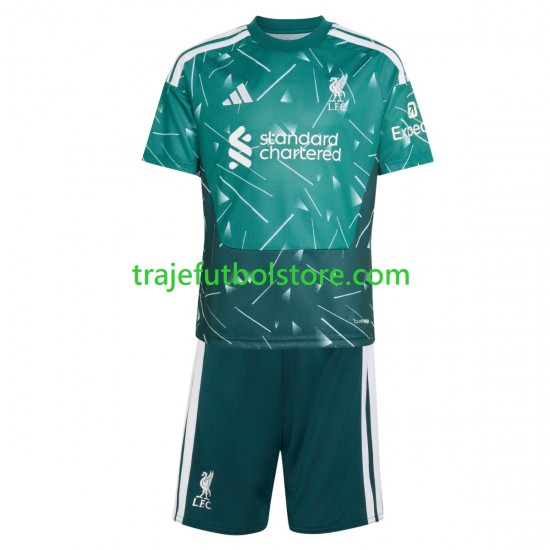 Camiseta 1ª Liverpool Portero Niño 2026-2027 Manga Corta