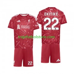 Camiseta 1ª Liverpool Hugo Ekitike 22 Niño 2026-2027 Manga Corta Camiseta 1ª Liverpool Hugo Ekitike 22 Niño 2026-2027 Manga Corta