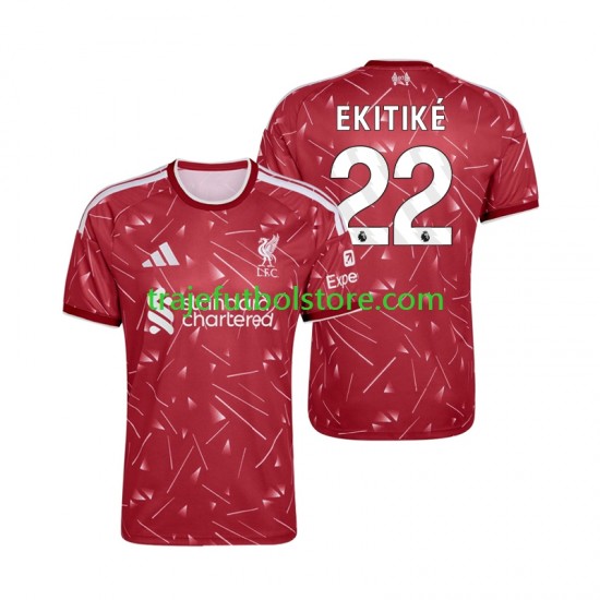 Camiseta 1ª Liverpool Hugo Ekitike 22 Hombre 2026-2027 Manga Corta