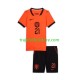 Camiseta 1ª Países Bajos Frenkie de Jong 21 Niño Copa Mundial 2026 Manga Corta