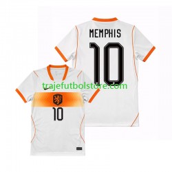 Camiseta 2ª Países Bajos Memphis Depay 10 Hombre Copa Mundial 2026 Manga Corta Camiseta 2ª Países Bajos Memphis Depay 10 Hombre Copa Mundial 2026 Manga Corta