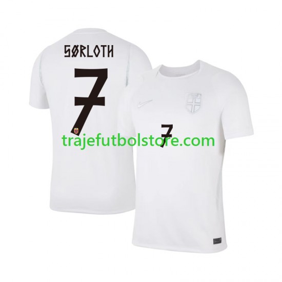 Camiseta 3ª Noruega Alexander Sorloth 7 Hombre Copa Mundial 2026 Manga Corta
