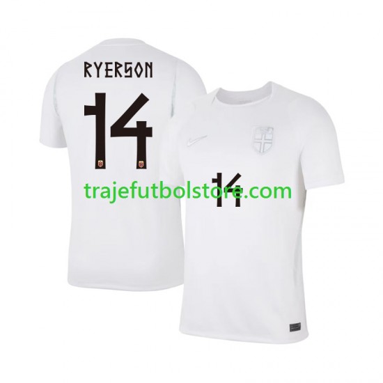 Camiseta 3ª Noruega Julian Ryerson 14 Hombre Copa Mundial 2026 Manga Corta