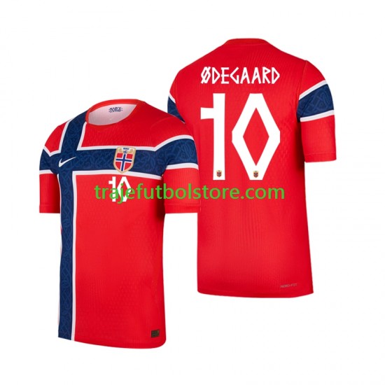 Camiseta 1ª Noruega Martin Odegaard 10 Hombre Copa Mundial 2026 Manga Corta