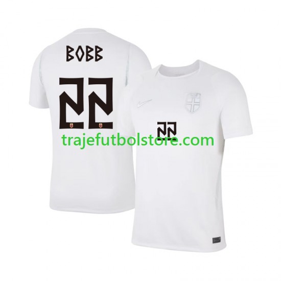 Camiseta 3ª Noruega Oscar Bobb 22 Hombre Copa Mundial 2026 Manga Corta