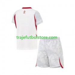 Camiseta 1ª Polonia Niño Copa Mundial 2026 Manga Corta