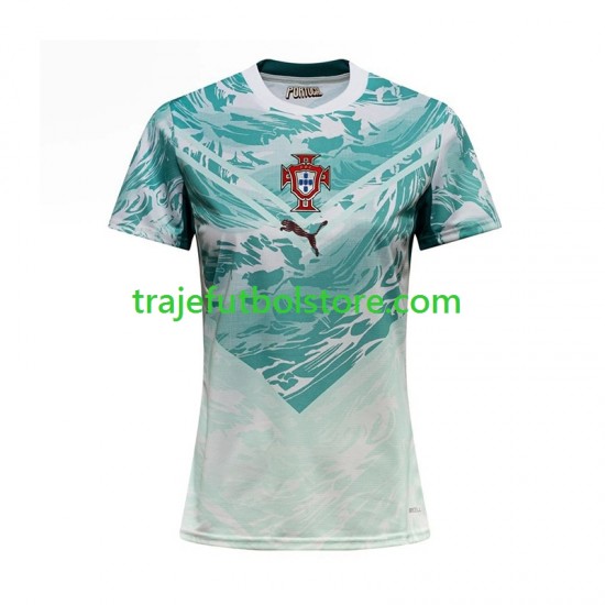 Camiseta 2ª Portugal Mujer Copa Mundial 2026 Manga Corta