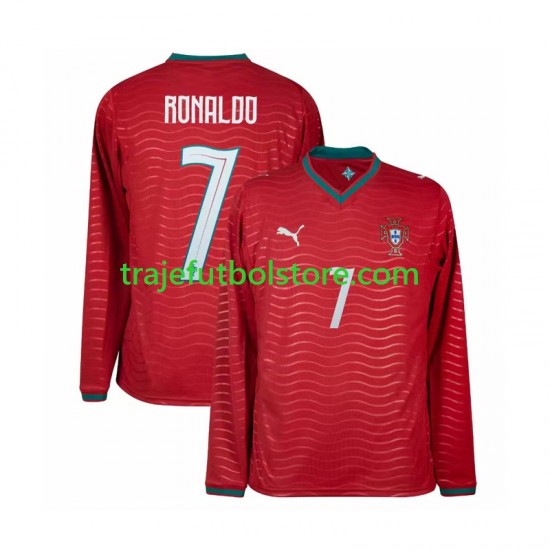 Camiseta 1ª Portugal Cristiano Ronaldo 7 Hombre Copa Mundial 2026 ML