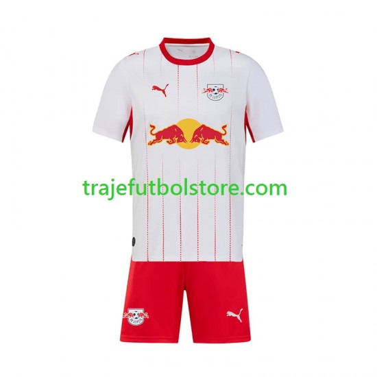 Camiseta 1ª RB Leipzig Niño 2026-2027 Manga Corta