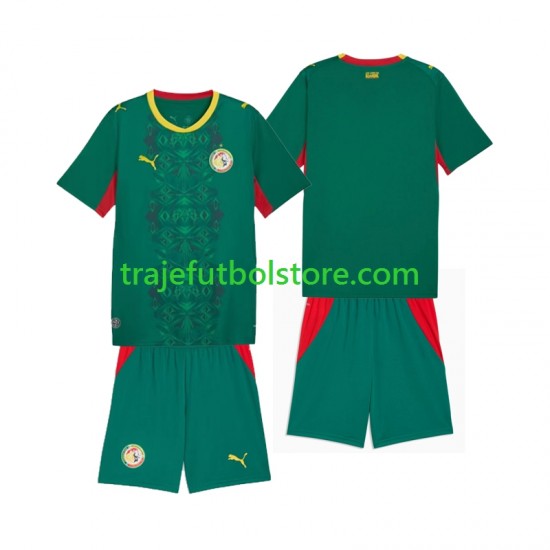 Camiseta 2ª Senegal Niño 2026 2027 Manga Corta