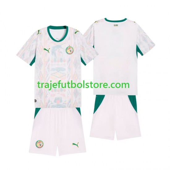 Camiseta 1ª Senegal Niño 2026 2027 Manga Corta
