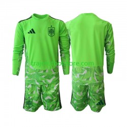 Camiseta España 6th Portero Niño verde Copa Mundial 2026 ML