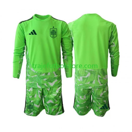 Camiseta España 6th Portero Niño verde Copa Mundial 2026 ML