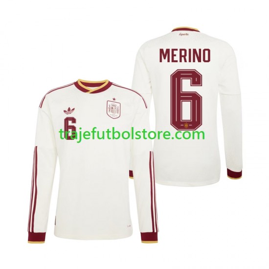 Camiseta 2ª España Mikel Merino 6 Hombre Copa Mundial 2026 ML