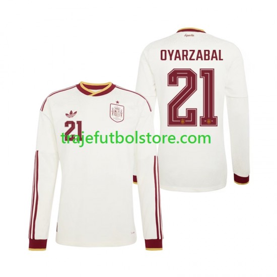 Camiseta 2ª España Mikel Oyarzabal 21 Hombre Copa Mundial 2026 ML
