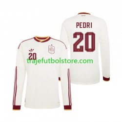Camiseta 2ª España Pedri 20 Hombre Copa Mundial 2026 ML Camiseta 2ª España Pedri 20 Hombre Copa Mundial 2026 ML